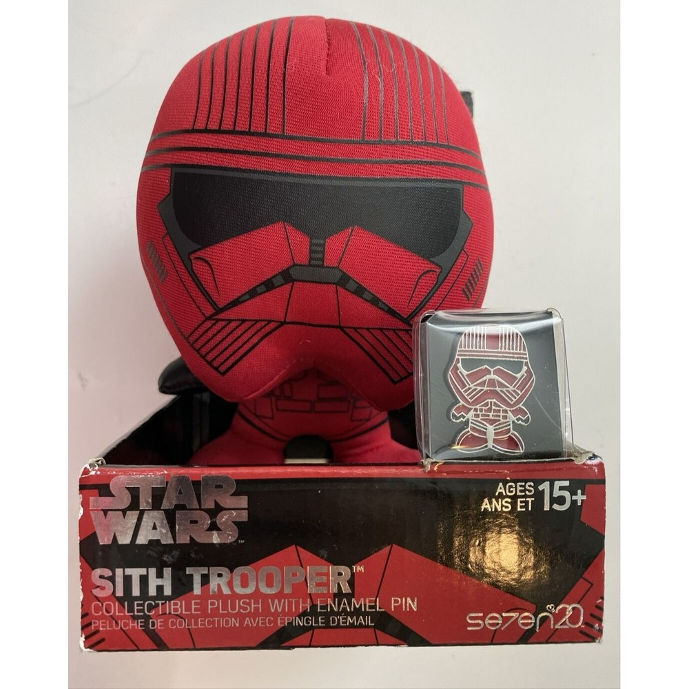 se7en20 Sith Trooper Plush & Pin Set Star Wars 7in Red New SW15647 Exclusive